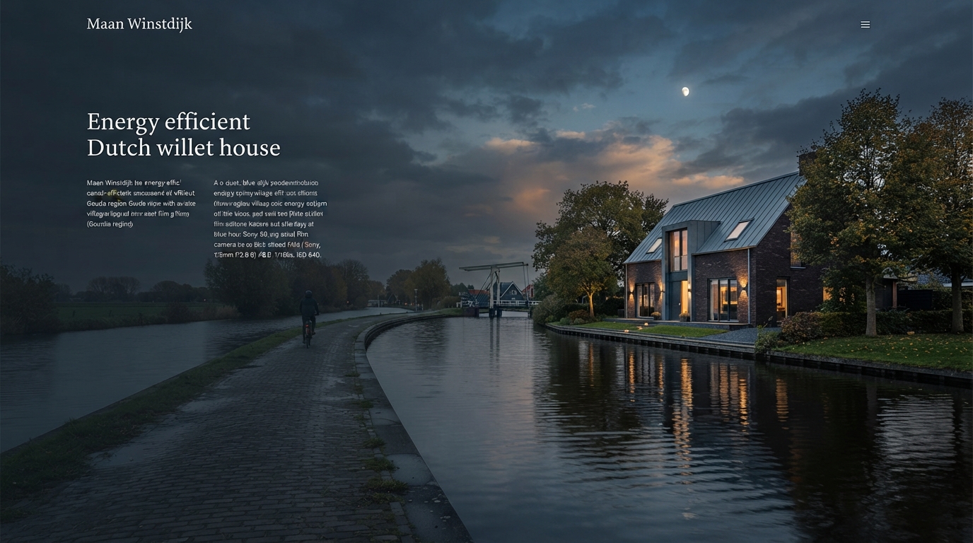 Maan Winstdijk — visualisatie van datastromen die samenkomen in een stabiele horizonlijn